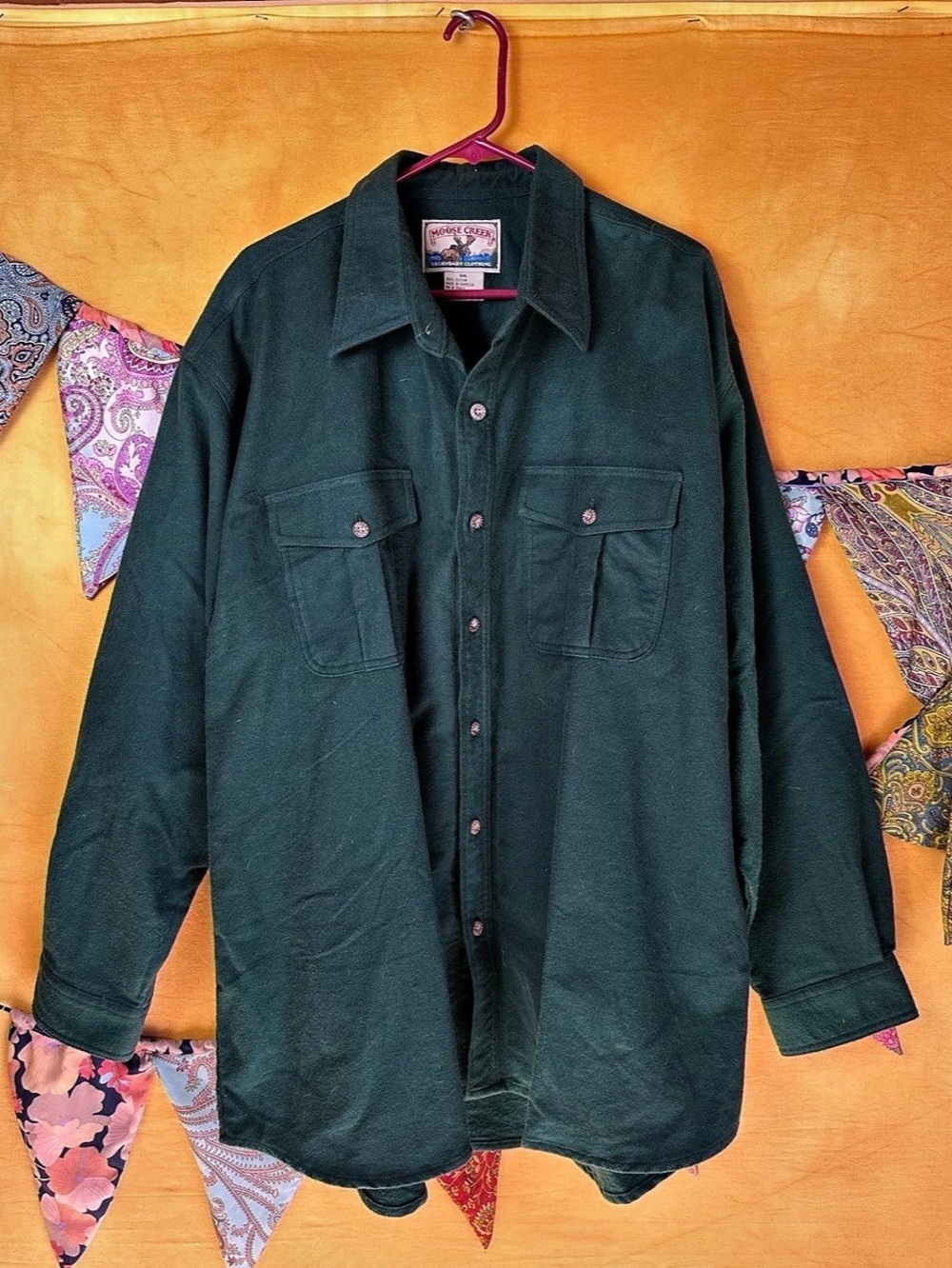 Men’s Moose Creek Vintage Cotton Button Down Shirt